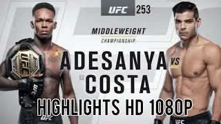 UFC253: Israel vs Costa HighLights Full HD1080p