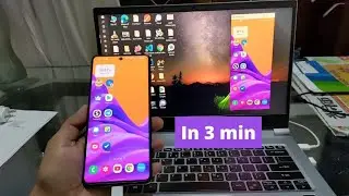 Show mobile screen on computer | Connect phone with windows 10