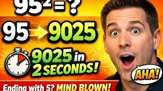 Trick to Find square of any Number Ending with Digit 5 | #shorts #mathstrick #vedicmaths