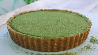 Coconut matcha tart recipe