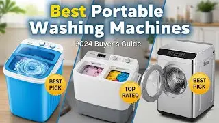 TOP 5 Best Portable Washing Machines 2026 | How to use a compact washer