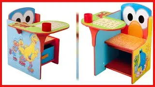 Great product -  Delta Children Chair Desk With Storage Bin, Sesame Street