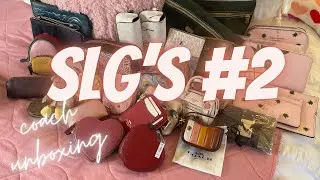 UNBOXING COACH SLG&rsquo;s & SLG PART 2 COLLECTION- Coach Kate Spade Dooney MCM