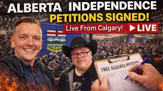 HISTORIC DAY in Alberta - Independence Petitions Signed LIVE in Calgary!