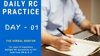CAT RC Practice | Day 1 | How to improve RC skills | VARC for CAT 2022 preparation |