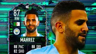 WORTH THE COINS? 🤔 87 FLASHBACK MAHREZ PLAYER REVIEW - FIFA 22 ULTIMATE TEAM
