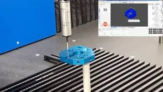 CNC Messmaschine von THOME Pr&auml;zision vermisst vollautomatisch ein Fr&auml;steil