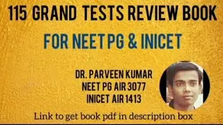 Flashcards Book for NEET PG and INICET 