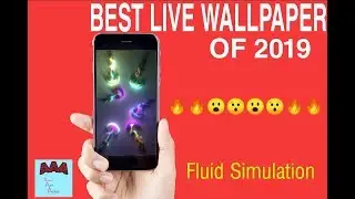 Amazing Fluid Colourful Live Wallpaper for Android 2019   Fluid Simulation App full review by AAA