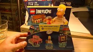 LEGO DIMENSIONS SIMPSONS  LEVEL PACK UNBOXING