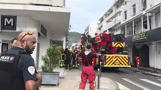 Saint Denis : incendie dans un restaurant du centre-ville ￼