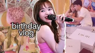 MY BIRTHDAY WITH FANS PARTY 🎉✨(life update + unboxing gifts)