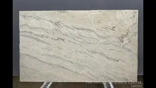 Ivory Fantasy, polished 20mm slabs. Block no. 3820