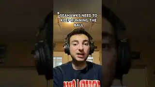 SEATTLE NEEDS TO KEEP RUNNING THE BALL #commentary #nfl #podcast #seahawks #shorts