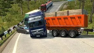 Euro Truck Simulator 2 РОССИЯ - СЛОЖИЛ ЗЕРНОВОЗ!
