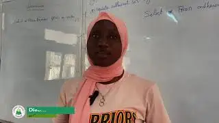 Dieumbe GUEYE: Etudiante en Licence 2 MIO de l'UFR SES à l'UASZ