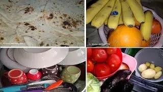خبز وغسل اماعين وروتين تنضيف ❤🦋