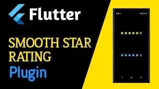 Flutter : Smooth Star Rating Plugin in flutter | Hindi Tutorial