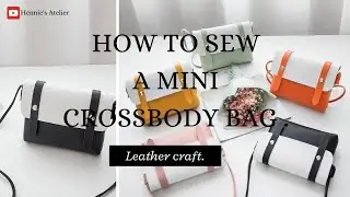 How to sew a mini crossbody bag | Beginner friendly.