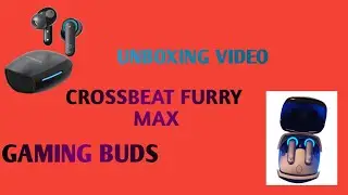 Crossbeats furry max gaming buds 30ms low latency feature in this buds
