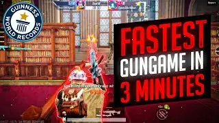 NEW WORLD RECORD IN PUBG MOBILE | GUN GAME/LIBRARY MODE FINISHED IN 3MINUTES