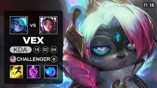 Vex Top vs Irelia - NA Challenger - Season 11 Patch 11.19