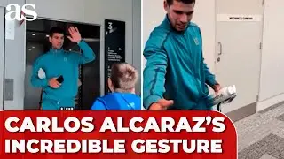 ALCARAZ'S incredible gesture to YOUNG FAN at the AUSTRALIAN OPEN leaves everyone speechless