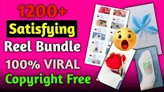 1200+ Satisfying Reel Bundle For Free - Viral Instagram Reels Bundle For Free 🎁