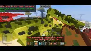 Mc Ark Primitive 🌴🦖 | Minecraft Bedrock Add-On Showcase and Download. Credits: Mc-Ark-addon