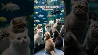#Visiting the Cat Family Aquarium #Cat Family #Aquarium #Scottish Fold