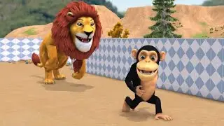 Giant Gorilla Vs Funny monkey Vs Giant Lion From Pc Maze Game | Templerun Funny Monkey- RS story
