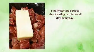 Denny's Carnivore Beef Stew - Day 2 on Carnivore