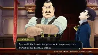 Ace Attorney Chronicles - Vigil humps the air slowly in front of Caidin