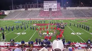 2018 Jacksonville High School Golden Eagle Band at Calhoun County Exhibition