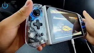 DIY 7 AMD 6800U Handheld Gaming PC Testing games and controlle
