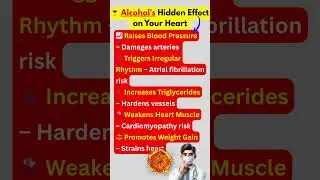 🍷 Alcohol Consumption and Heart Health | Medical Education