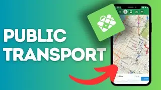 How to select public transport on Maps.me?