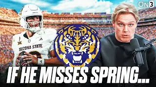 إذا غاب سام ليفيت، لاعب الوسط المهاجم لفريق LSU Tigers، عن التدريبات الربيعية...