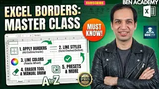 Excel Borders Explained | Format Tables Like a Pro