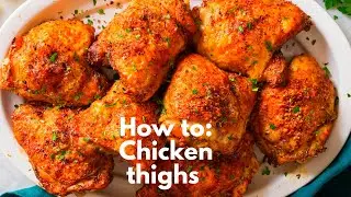 How to smoke chicken thighs
