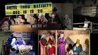 Drive-thru Christmas Nativity with live animals