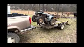 Epic A.T.V. Fails  How not to Load ATV/ Four Wheeler.