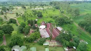 4K HD drone flight over Game Haven Lodge near Blantyre, Malawi