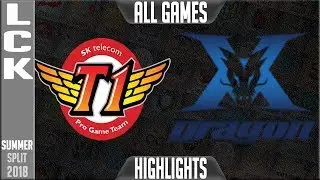 SKT vs KZ Highlights Game 2 | LCK Summer 2018 Week 3 Day 3 | SK Telecom T1 vs King-Zone DragonX G2