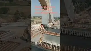 Bottom Shuttering for Deck Slab of Arch Bridge #shorts