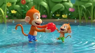 Milo Monkey 🐒🎶 | Cute Animal Song for Kids | Fun Nursery Rhyme Animation