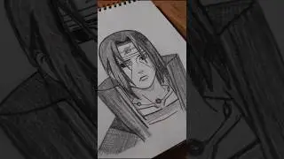 Itachi art  #animeart #manga #animeart#anime#sketch #draw #artist #art #drawing #shorts #animeshorts
