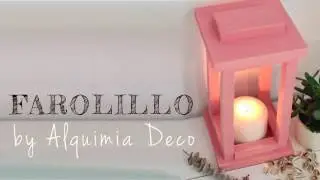 DIYclub - Portavelas de madera