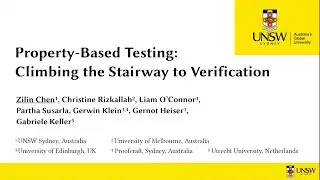 [SLE] Property-Based Testing: Climbing the Stairway to Verification