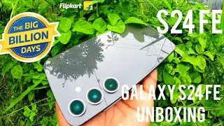 Samsung galaxy s24 FE unboxing, Hands-On & first impression! (Graphite 128GB)